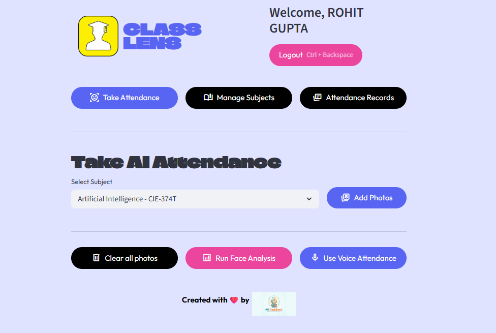 Teacher Dashboard